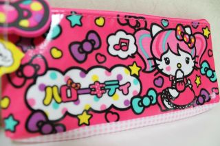 NWT 2014 Sanrio Hello Kitty Japanimation Comic Pink Twin Tail Pen Pouch Case 7