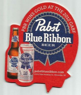 16 Pabst Blue Ribbon Pbr Wins Gold At 2012 Gabf Beer Coasters