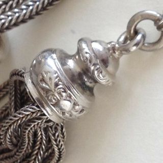 Silver Fob Chain for pocket watch,  Vintage,  20 grams 5