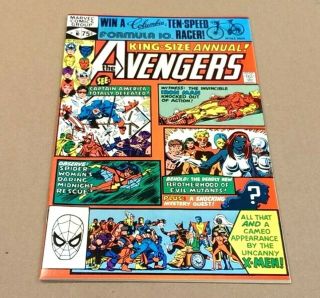 Avengers Annual 10 / 1981 / White Pages - First Appearance Rogue