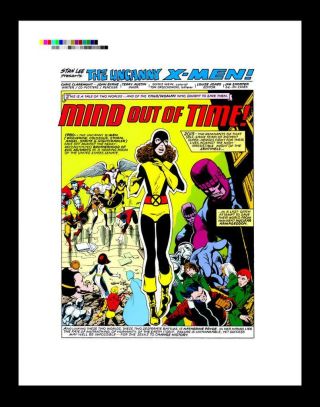 John Byrne X - Men 142 Rare Production Art Pg 1