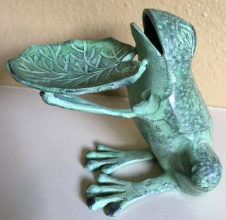 Archana Crafts Cast Iron Frog Soap Dish,  Handcrafted In India
