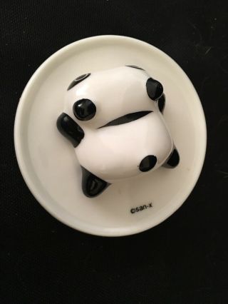 2000 San - X Tarepanda Tare Panda On Top Lidded Coffee Tea Ceramic Mug Hello Kitty 6