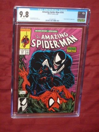 Spider - Man 316 Cgc 9.  8 Venom