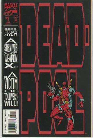 Deadpool 1: The Circle Chase - Mini Series - First Solo App.  - 1993
