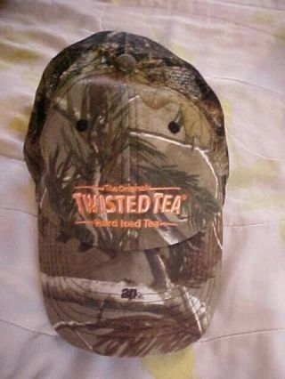 The Twisted Tea Hard Ice Tea Camouflage Cap Collectible Baseball Beer