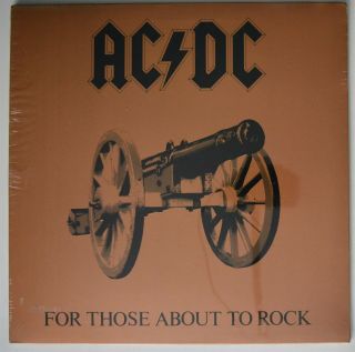 Ac/dc For Those About To Rock We Salute You Atlantic Lp Gatefold