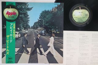 Lp Beatles Abbey Road Ap8815 Apple Japan Vinyl Obi