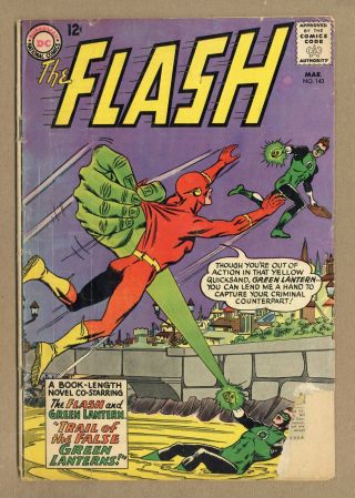 Flash (1st Series Dc) 143 1964 Gd - 1.  8