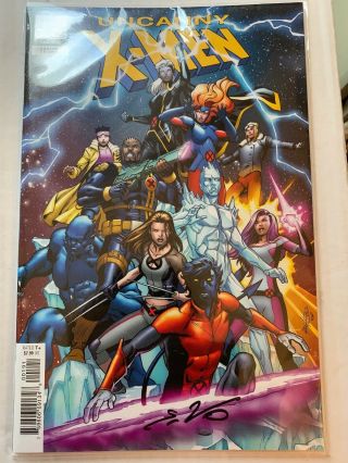 Rare Signed By Ed Brisson Uncanny X - Men 1 2018 Incentive Variant Edition Cover