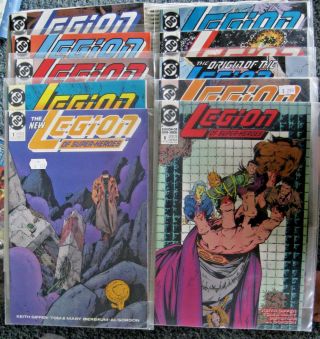 Dc Legion Of - Heroes 1989 4th Series 1 Thru 10 Vf/nm First 10 In Series