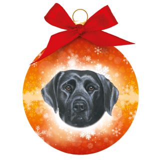 Dog Christmas Tree Decoration | Black Labrador Bauble | Great Xmas Gift