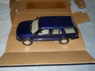 1995 Chevrolet Blazer Model Car 1/25 Scale Plastic Dealer Promo W/box Mib