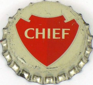 1950s Wisconsin Chief Oshkosh Beer White Cork Crown Tavern Trove W