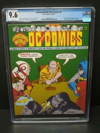 World Of Dc Comics 8 1975 Cgc 9.  6 Wp Carmine Infantino Article/bio