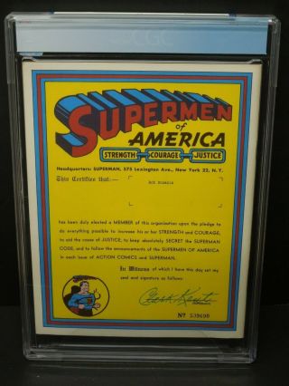 WORLD OF DC COMICS 8 1975 CGC 9.  6 WP CARMINE INFANTINO ARTICLE/BIO 2