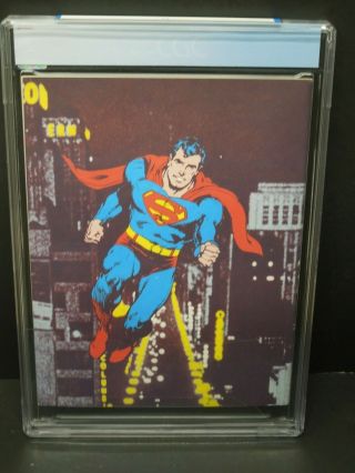 WORLD OF DC COMICS 7 1975 CGC 9.  6 WP SUPERMAN ISSUE - N.  ADAMS BACK COV. 2