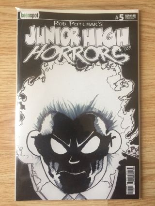 Junior High Horrors 5 Variant Glow In The Dark Ghost Rider Limited To 500 Copies
