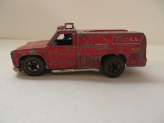 Vintage Hot Wheels Fire Safety Truck 1:64 Scale Diecast