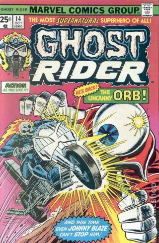 Ghost Rider (1st Series) 14 1975 Fn Stock Image