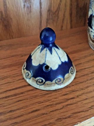 Rare Antique Signed Blue & White Chinese Japanese Asian Ceramic Teapot 7