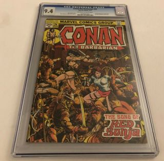 Conan The Barbarian 24 Cgc 9.  4 First Full Appearance Of Red Sonja