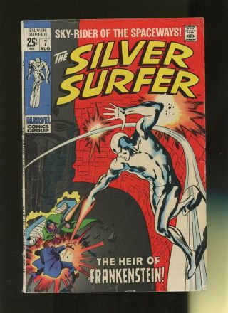 Sliver Surfer 7 Vg/fn 5.  0 1 Book Marvel Fantastic Vol.  1 Space Adventure