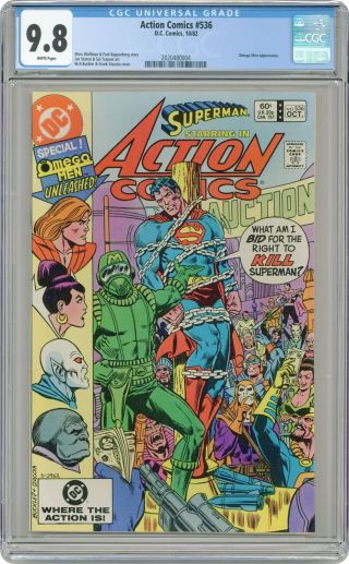 Action Comics (dc) 536 1982 Cgc 9.  8 2020480004