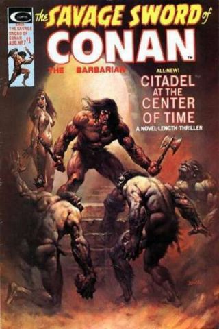 Savage Sword Of Conan (1974 Series) 7 In Vf.  Marvel Comics [ C9]