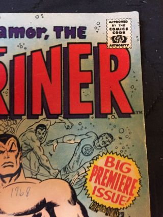 Marvel Comics Prince Namor Sub - Mariner 1 Hot Key Issue 3