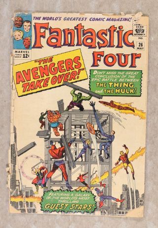 Fantastic Four (1st Series) 26 1964 Pr 0.  5