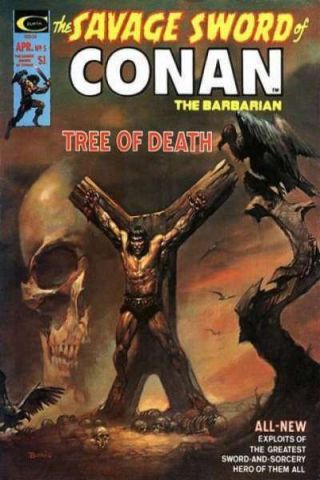 Savage Sword Of Conan (1974 Series) 5 In Vf.  Marvel Comics [ Wt]