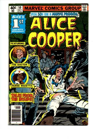 Marvel Premiere 50 Featuring Alice Cooper (10/78) Fn,  6.  5