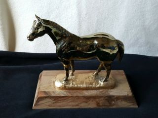 Vintage Horse Trophy American Quarter Horse Association - No Plaque