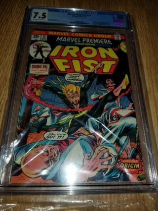 Marvel Premiere 15 Cgc 7.  0 First Appearance Of Iron Fist Not Cbcs Pgx