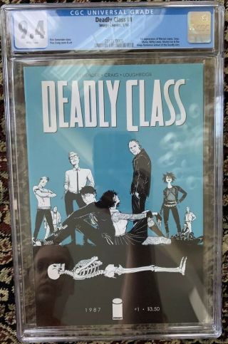 Deadly Class 1 Cgc 9.  4 Image Comics Currently On Syfy Hot