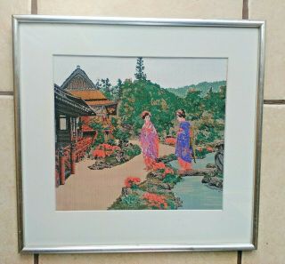 Chinese Silk Pictures Including Summer Palace and others 3