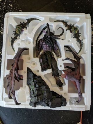 Blizzard Illidan Stormrage Statue: World Of Warcraft,  Wow.  Slightly