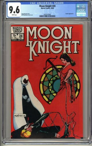 Moon Knight 24 Cgc 9.  6 Wp Nm,  Marvel Comics 10/82 Bill Sienkiewicz Moench