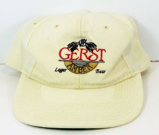 Vintage Gerst Amber Lager Beer Baseball Cap Hat - Nashville,  Tenn.