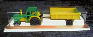 Majorette 300 Series Twin Pack 316 Tractor & Tipping Trailer