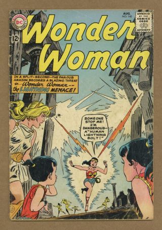 Wonder Woman (1st Series Dc) 140 1963 Gd - 1.  8