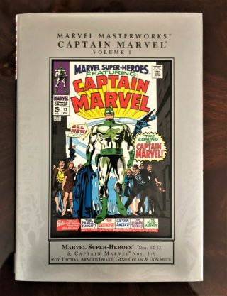 Marvel Masterworks Captain Marvel Volume 1 $49.  99 Msrp
