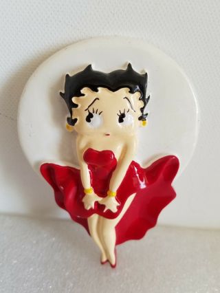 1995 Betty Boop Refrigerator Magnet Dress Blowing Up Stored
