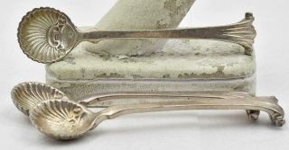 Vintage Sterling Silver Onslow Design Set Of 3 Matching Salt Spoons