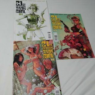 21st Century Tank Girl Set Issues 1,  2,  3 (1 - 3) Titan Comics Plus Art Print