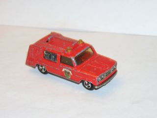 Vintage Majorette Fire Truck Red Light Special