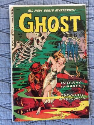 Rare 1954 Golden Age Ghost Comics 10 Classic Cover Complete