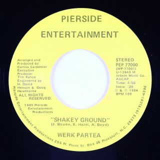 Modern Soul Boogie 45 - Werk Partea - Shakey Ground - Pierside - Vg,  Mp3