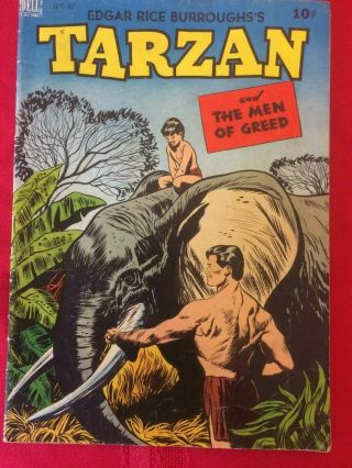 Tarzan Four Color 5 (dell Comics 1948) Golden Age Jesse Marsh Art Book
